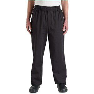 Mercer Culinary M60050BK5X Millennia Unisex Men , Women Cook Pants, Black Size M